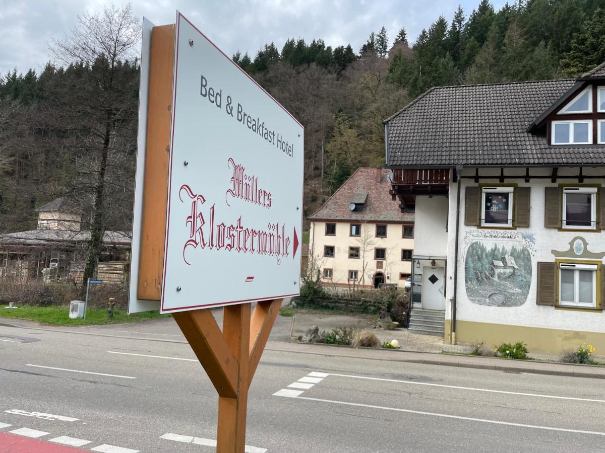 Münstertal Bed & Breakfast Muellers Klostermuehle מראה חיצוני תמונה