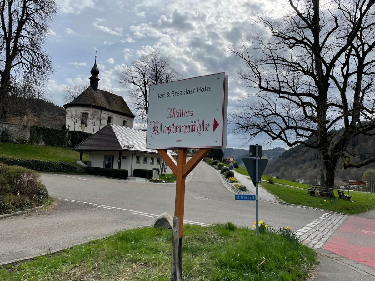 Münstertal Bed & Breakfast Muellers Klostermuehle מראה חיצוני תמונה